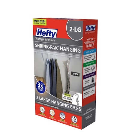 Hefty Hefty Shrink-Pak Clear Vaccum Storage Bag, PK3 HFTPDQ70834633